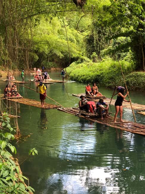 Montegobay: Rafting Tour with Limestone Massage - Detailed Breakdown of the Itinerary