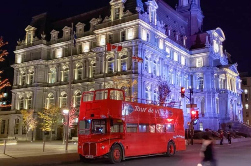 Montreal: Double-Decker Guided Bus Tour at Night - A Detailed Look at the Montreal Night Bus Tour