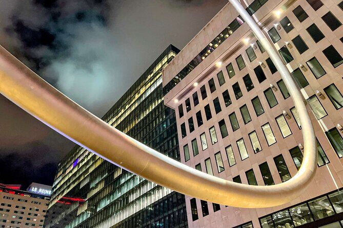 Montreal Private Walking Tour to Downtown RESO and Old Montreal - The Cultural Core: Place des Arts and Complexe Desjardins