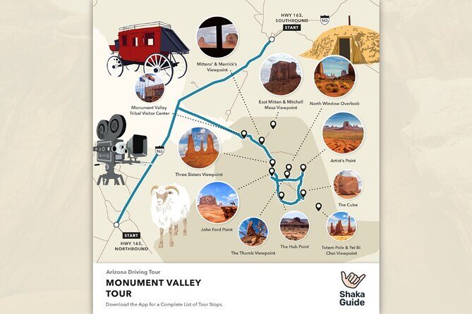Monument Valley Self-Guided Audio Tour - Key Points