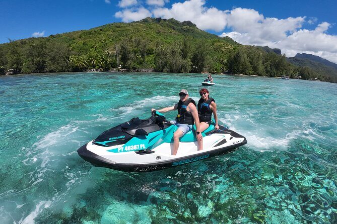 Moorea Solo or Twin Island Tour Jet Ski 4 hours - Key Points