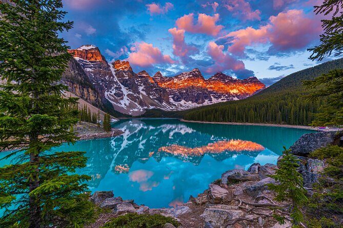 Moraine Lake Sunrise Private Luxury Tour - from Canmore/Banff - Experience the Magic of Moraine Lake Sunrise in Style