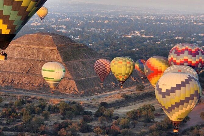 More than a Flight Full Globe Experience over Teotihuacan - Key Points