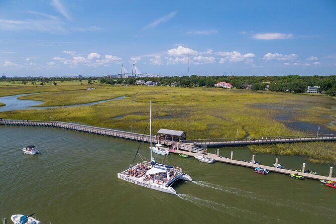 Morning Charleston Harbor Sail Lux Catamaran Shade and Seating - FAQ