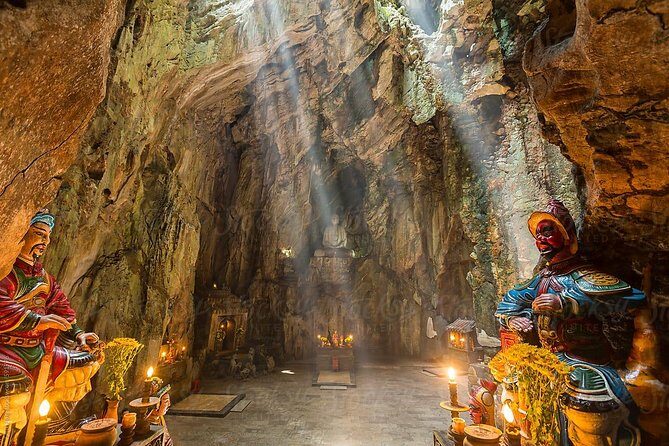 Morning Small group to Marble Mountains - Am Phu Cave - Monkey Mountain - Monkey Mountain and the Lady Buddha