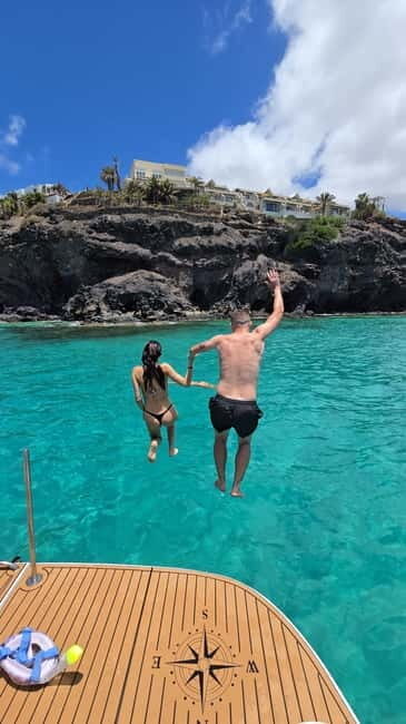 Morro Jable: boat tour for private group. Food and drink. - What’s Not to Love?
