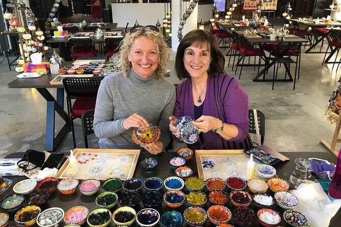 Mosaic Art Classes Orange County: Turkish Lamp Workshop - The Instructor and the Learning Environment
