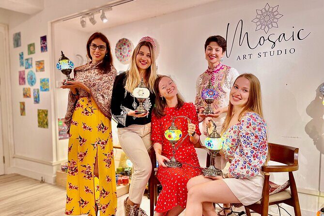 Mosaic Lamp Workshop in Rockville Maryland - Key Points