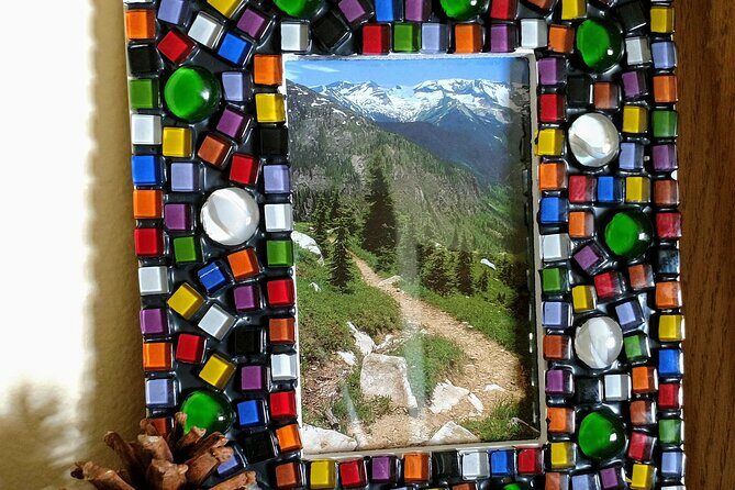 Mosaic Picture Frame Art Kit in Estes Park - A Creative Break in Estes Park: The Mosaic Picture Frame Art Kit