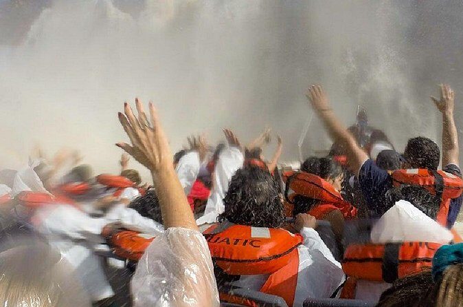 Motorboat under the waterfalls, 4x4 truck in the jungle with Argentine Falls - The Sum Up: The Perfect Balance of Adventure and Nature