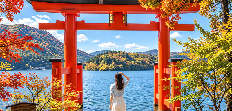 Mount Fuji and Hakone Day Trip with Cable Car Experience - Lake Yamanaka Swan Boat & Oshino Hakkai Views & Torii Reflection & Owakudani Volcanic Wonder (From Tokyo) - A Lake Ashi cruise, then the ropeway to Owakudani