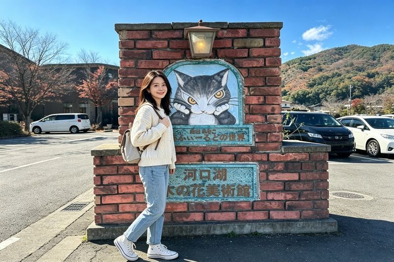 Mount Fuji Classic Twin Lakes Autumn Leaves Day Tour | Kawaguchiko Autumn Leaves Corridor & Lake Yamanaka Swan Boat Experience (Includes Swan Boat Ticket) | Departing from Tokyo - A quiet art stop by the lake