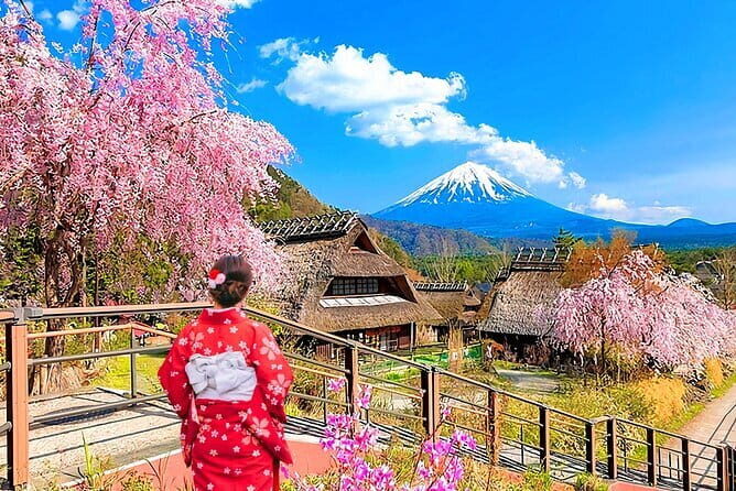 Mount Fuji Day Tour:Scenic Lakes,Village, Pagoda,Oshino Hakkai - Discover the Beauty of Mount Fuji with a Full-Day Tour