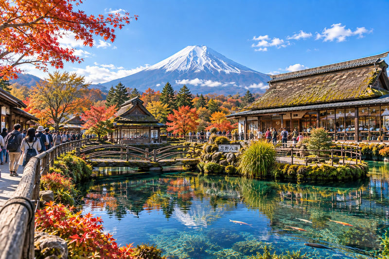 Mount Fuji Day Trip from Tokyo Daily Departure: Chureito Pagoda, Kawaguchiko Oishi Park, Oshino Hakkai, Lawson Convenience Store - Weather, crowds and who should book