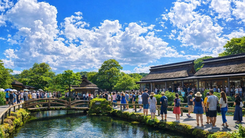 Mount Fuji Day Trip: Lawson & Ten梯 Town & Asama Shrine & Lake Yamanaka & Oshino Hakkai (Departing from Tokyo) - Oishi Park: flowers beside Lake Kawaguchi