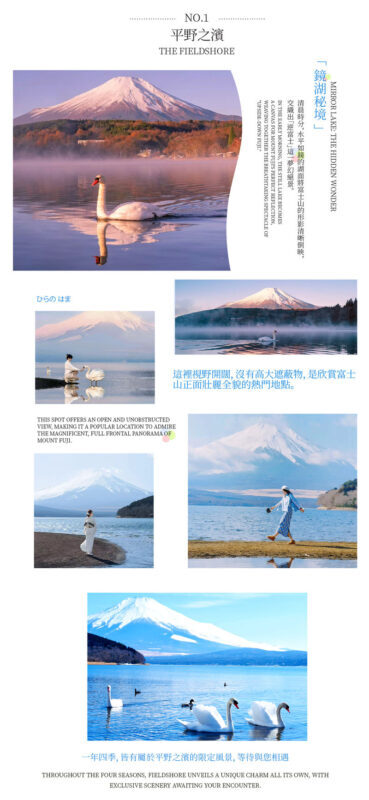 Mount Fuji from Land and Water | Yamanakako KABA Amphibious Bus / Swan Boat Cruise Optional + Hirano Beach + Oshino Hakkai + Lake Kawaguchi Oishi Park | Family Preferred & Departure from Tokyo - Pick your Lake Yamanaka hour