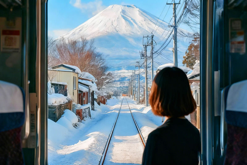Mount Fuji Fruit Picking & Popular Sightseeing Train Day Trip | Mount Fuji 5th Station/Arakurayama Sengen Park, Sightseeing Train, Oishi Park, Yamanashi Fuji Fruit Park Day Trip (Round Trip from Tokyo) - A Tokyo departure with the hard part handled