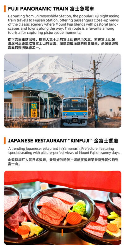 Mount Fuji Fruit Picking & Popular Sightseeing Train Day Trip | Mount Fuji 5th Station/Arakurayama Sengen Park, Sightseeing Train, Oishi Park, Yamanashi Fuji Fruit Park Day Trip (Round Trip from Tokyo) - Lunch is a short, self-funded stop