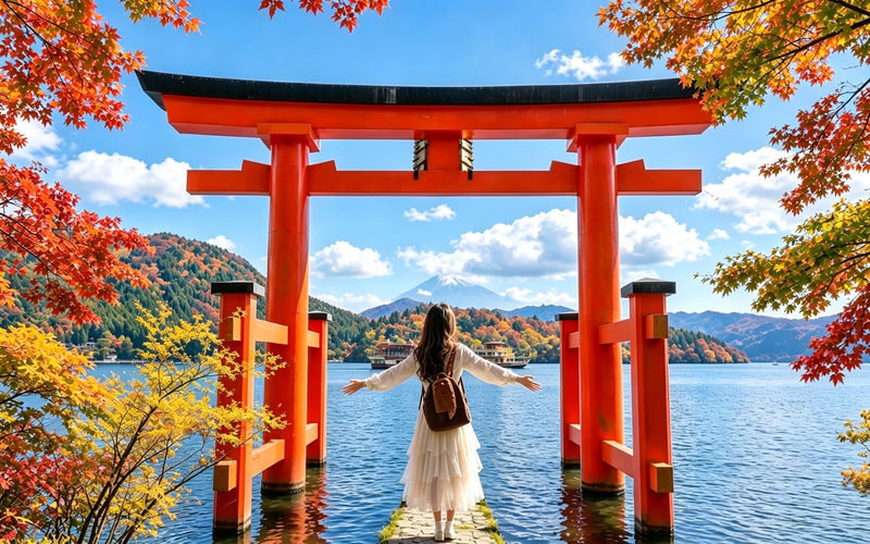 Mount Fuji & Hakone Day Tour | Hakone Shrine, Lake Ashi Water Torii Gate, Owakudani, Lake Yamanaka, Oshino Hakkai (Departure from Tokyo) - At a glance