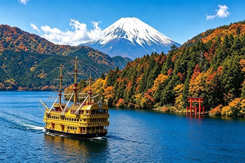 Mount Fuji & Hakone Six Major Scenic Spots Land, Water, and Air Check-in Day Tour [All-Inclusive] | Lake Ashi Water Torii & Hakone Shrine & Pirate Ship & Owakudani & Lake Yamanaka & Oshino Hakkai - A big route, with little time to linger