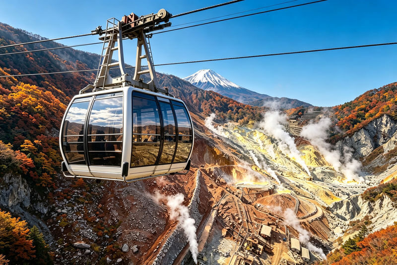 Mount Fuji Hakone with Cable Car | Owakudani & Hakone Shrine & Lawson Convenience Store & Hikawa Clock Shop & Asama Park Day Trip (Departing from Tokyo) - The day’s highlights at a glance