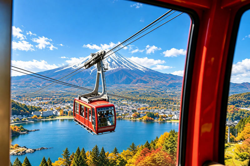 Mount Fuji Kawaguchiko Ropeway Day Tour from Tokyo: Kawaguchiko Tenjozan Park, Lawson Convenience Store, Oshino Hakkai, Arakurayama Sengen Park (Comfortable Bus or Private Car available) - What this day trip offers