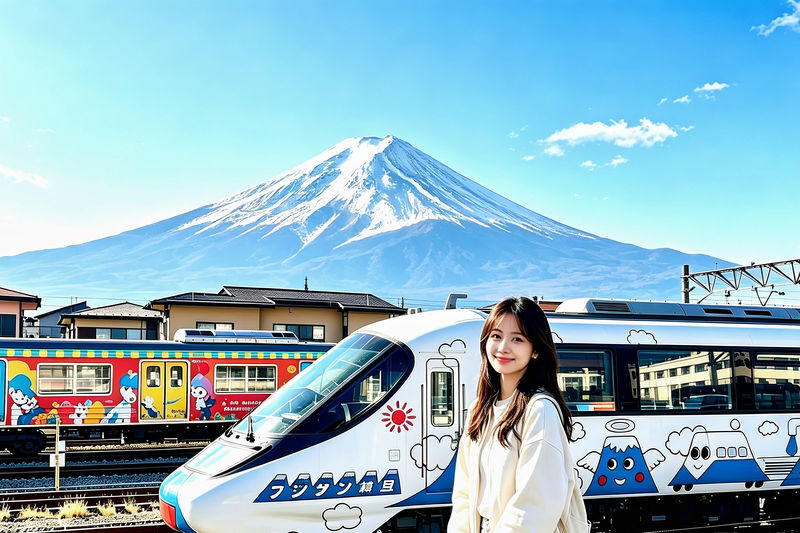 Mount Fuji: Lake Kawaguchiko & Lake Yamanakako & Arakurayama Sengen Park & Nichikawa Clock Shop & Internet-famous Lawson Convenience Store One-Day Tour (with Fujikyu Train experience) - A Tokyo day built around Mount Fuji views