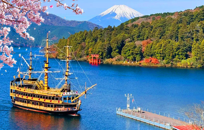 Mount Fuji & Lake Yamanaka & Hakone Owakudani tour (from Tokyo) - One day, several Fuji viewpoints