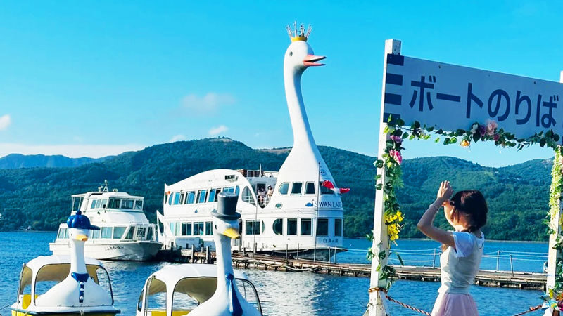 Mount Fuji Lake Yamanaka KABA Amphibious Bus/Swan Boat & Hirano Beach & Lake Kawaguchi Oishi Park & Oshino Hakkai Day Trip | Departure from Tokyo - Oshino Hakkai: spring water and a village pause