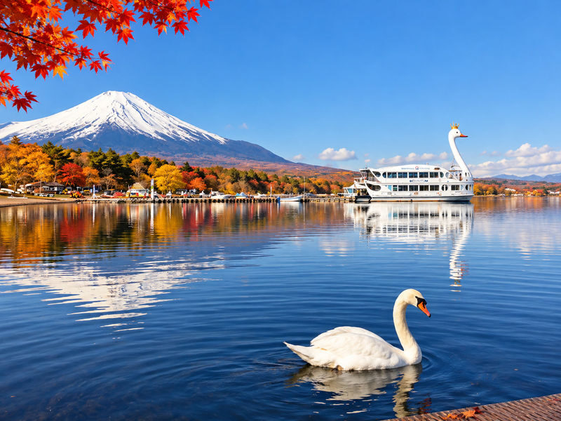Mount Fuji Lawson Check-in Twin Lakes Day Tour-Departing from Tokyo: Lake Yamanaka & Lake Kawaguchiko Autumn Leaves Corridor & Narusawa Ice Cave & Handicraft Experience (Lunch upgradeable to Kobe beef, etc.) - Fugaku Wind Cave as the alternative