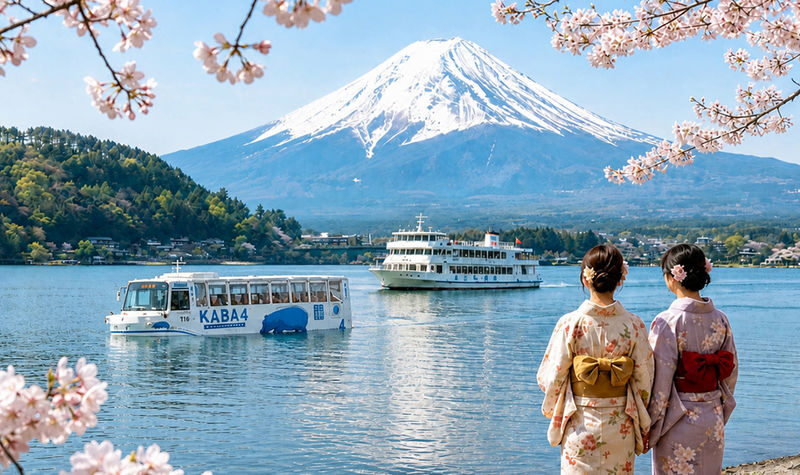 Mount Fuji Popular Attractions/Lake Yamanaka Walk & Cruise Day Trip (Small Group of 9) - At a glance