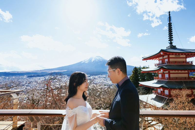 Mount Fuji Pre-Wedding Photoshoot | Dress, Kimono & Scenic Locations - What the full day feels like