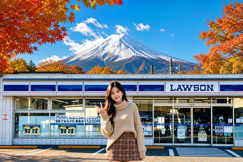 Mount Fujis most beautiful train experience | Asama Park + Nikawa Clock Shop + Fujikyu Train + Lawson Convenience Store + Kawaguchiko Cruise/Ropeway + Lake Yamanaka Swan Feeding [Free Little Train Ticket] - Shimoyoshida to Kawaguchiko by train