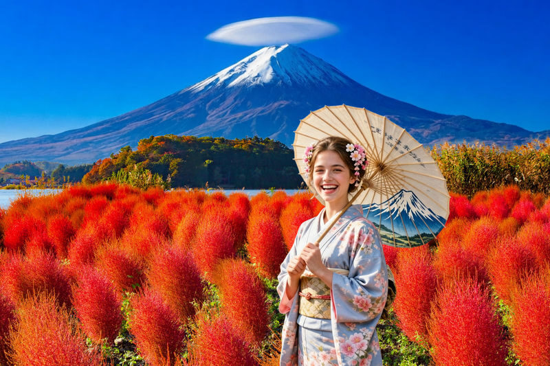 Mount Fuji Scenic Spots Exploration Day Tour: Saiko Iyashi-no-Sato Nenba & Arakurayama Sengen Park & Lake Kawaguchiko Oishi Park & Oshino Hakkai (Departing from Tokyo) - At a glance