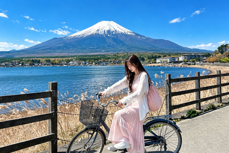 Mount Fuji Yamanakako Cycling & Lake Kawaguchi & Arakurayama Sengen Park & Nikawa Tokeiten Day Tour - Why this route works for a Fuji day trip