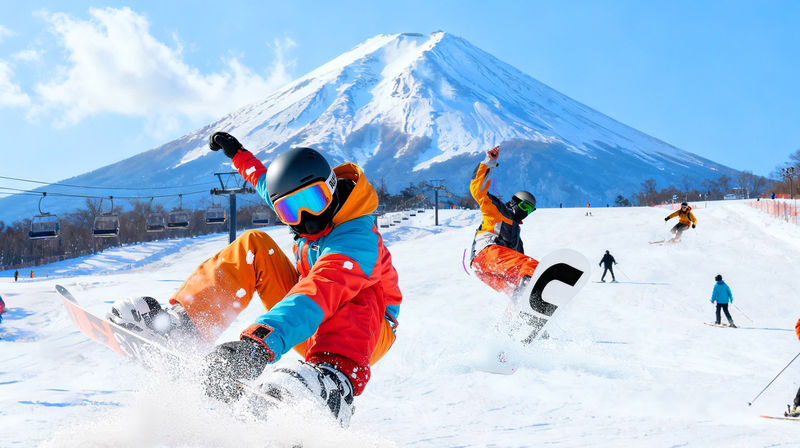 Mount Fuji Yeti Snow Resort Day Trip from Tokyo - A snow day beneath Mount Fuji