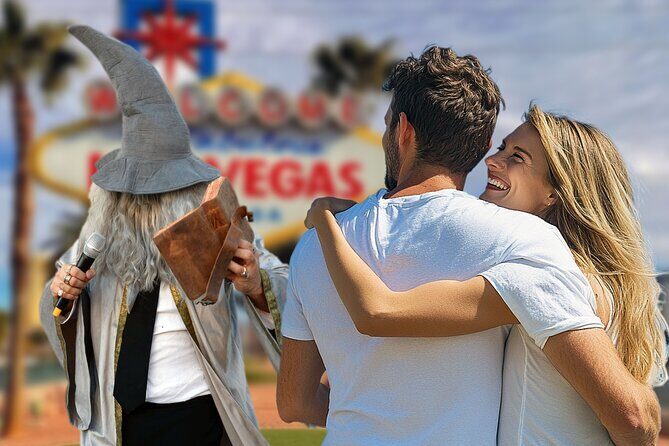 Movie Themed Wedding or Vow Renewal at Las Vegas Sign - A Playful Twist on a Classic Setting: Movie-Themed Weddings at the Las Vegas Sign