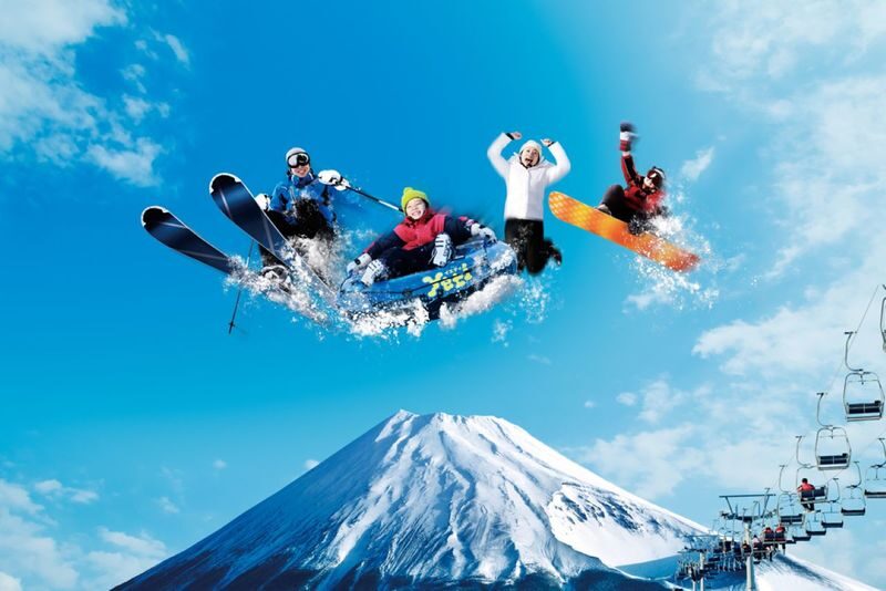 Mt. Fuji 2nd Station Yeti Snow Resort Snow Play/Skiing & Japanese Hot Spring Experience/Strawberry Picking Day Trip (Departing from Shinjuku/Ginza) - Choose the package before you leave Tokyo