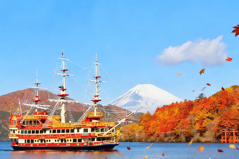 Mt. Fuji, Hakone Ropeway, Lake Ashi, Owakudani day tour - From Tokyo to Hakone’s lakeside shrine
