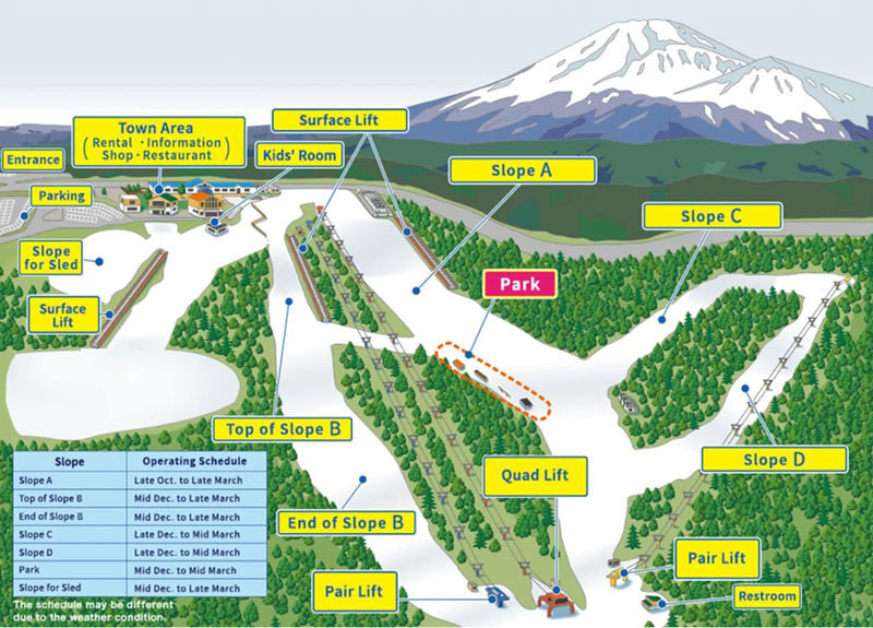 Mt. Fuji Yeti Skiing & "Konohana no Yu" Hot Spring (Mt. Fuji Viewable) Day Trip (From Tokyo) - Snow time at Fujiyama Snow Resort Yeti