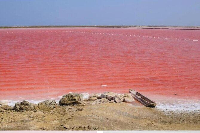 Mud volcano, and Swimming pool from Cartagena - Explore Colombia’s Rosario Islands, Mud Volcano, and Pink Salt Flats: A Detailed Experience