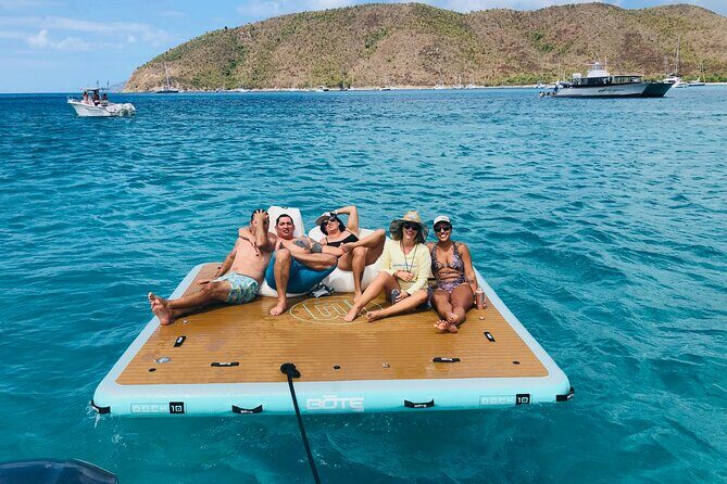 Multi Day Inflatable 7'x7' Dock Adventure with Delivery - A floating haven in St. Thomas: The Inflatable 7x7 Dock Adventure