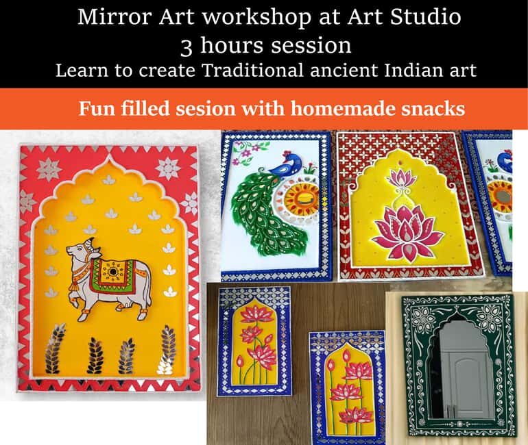 Mumbai: 3-hour Mirror art workshop with snacks - The practical side