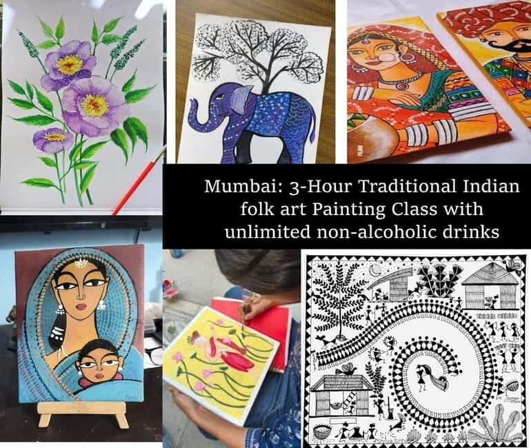 Mumbai: Painting Class with Unlimited Non-Alcoholic Drinks - Discover Mumbai’s Artistic Side: Painting Class with Unlimited Non-Alcoholic Drinks