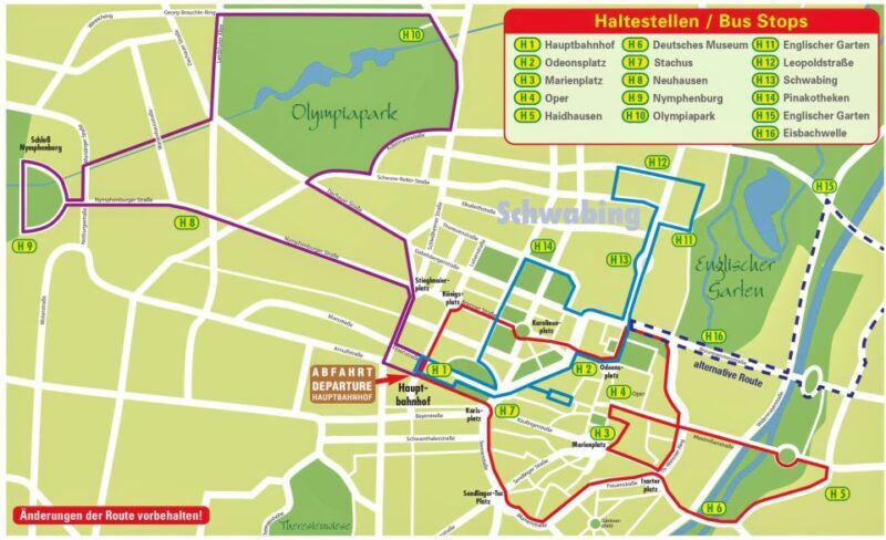 Munich Hop-On Hop-Off Tour: 1-Day or 2-Day Ticket - FAQ