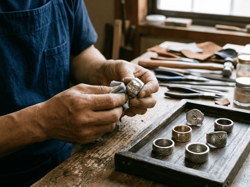 Musubi Coin Ring:: Craft a Vintage Coin Ring in Kyoto - Finding the studio near Kawaramachi