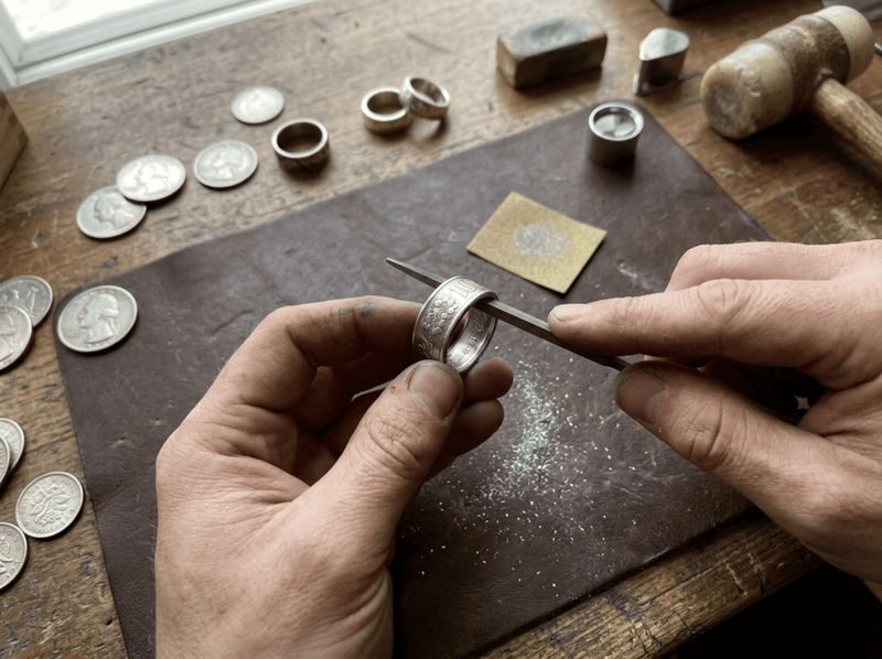 Musubi Coin Ring:: Craft a Vintage Coin Ring in Kyoto - Who will enjoy making a coin ring