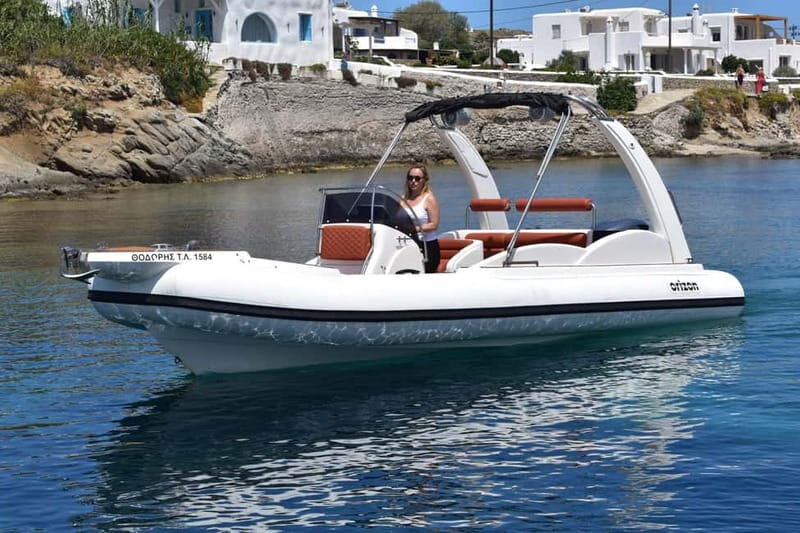 Mykonos: 3 hour Private Boat Cruise to South Coast Beaches - Key Points