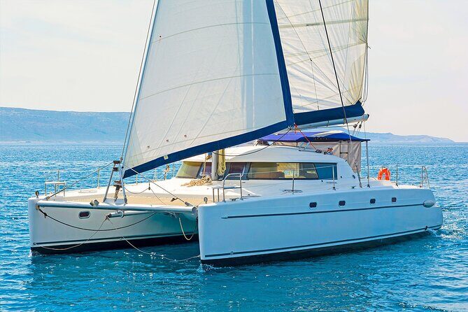 Mykonos Catamaran Delos Rhenia Cruise with Lunch and Transfer - Key Points