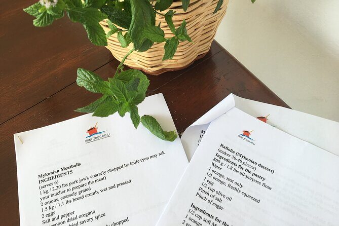 Mykonos Cooking Class of Local Specialties - FAQ